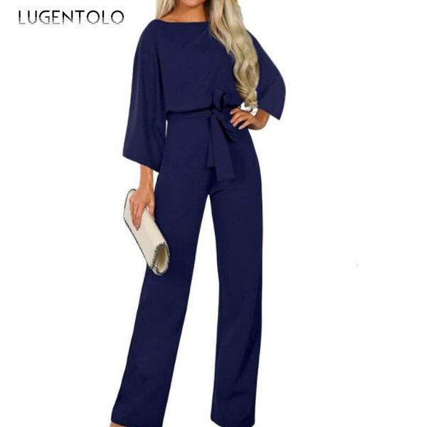 women's jumpsuits & rompers elegant jumpsuit women spring autumn casual solid lady temperament three quarter straight long lugentolo, Black;white
women's jumpsuits & rompers elegant jumpsuit women spring autumn casual solid lady temperament three quarter straight long lugentolo, Black;white