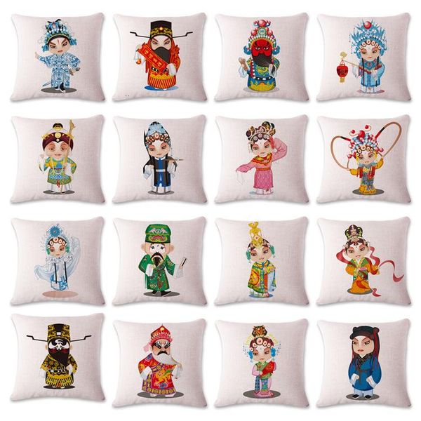 cushion/decorative pillow chinese style pillowcase peking opera drama character cushion cover living room sofa bedroom bay window decoration
cushion/decorative pillow chinese style pillowcase peking opera drama character cushion cover living room sofa bedroom bay window decoration