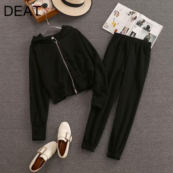 women's two piece pants deat women black hooded long sleeve sweatshirt arrivals set temperament fashion autumn winter 2021 11d776, White
women's two piece pants deat women black hooded long sleeve sweatshirt arrivals set temperament fashion autumn winter 2021 11d776, White