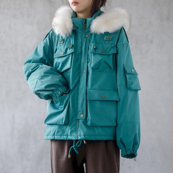 fashion large natural raccoon fur hooded down jacket women thick loose coat winter white duck parka warm outerwear women's & parkas, Black
fashion large natural raccoon fur hooded down jacket women thick loose coat winter white duck parka warm outerwear women's & parkas, Black