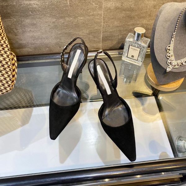 real p casual designer fashion women sandals shoes black suede leather studded crystal high heels slingback sandalias de las mujeres mujer 2
real p casual designer fashion women sandals shoes black suede leather studded crystal high heels slingback sandalias de las mujeres mujer 2