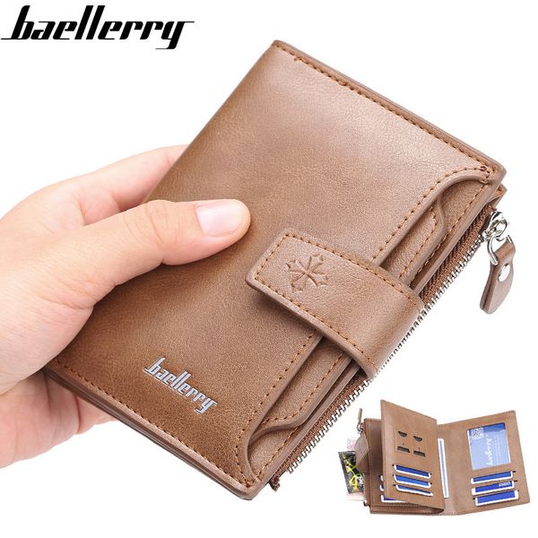 baellerry new clover men's short wallet korean buckle multi card vertical wallet, Red;black
baellerry new clover men's short wallet korean buckle multi card vertical wallet, Red;black