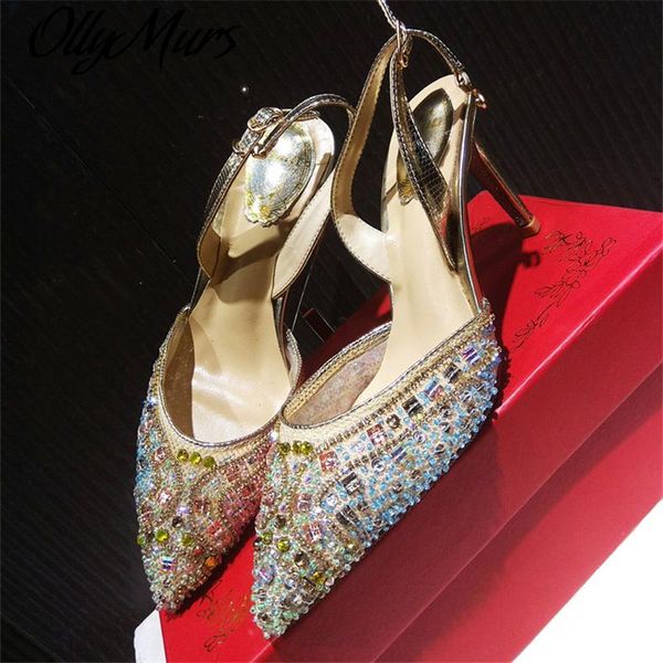 ollymurs sandals fashion pointed toe summer shoes woman luxury crystal designer pumps shallow sandalias dress, Black
ollymurs sandals fashion pointed toe summer shoes woman luxury crystal designer pumps shallow sandalias dress, Black