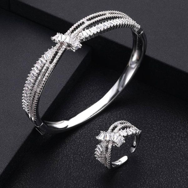 earrings & necklace janekelly luxury 2pcs dubai bangle ring set fashion jewelry sets for women wedding engagement brincos para as mulheres 2, Silver
earrings & necklace janekelly luxury 2pcs dubai bangle ring set fashion jewelry sets for women wedding engagement brincos para as mulheres 2, Silver
