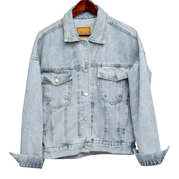 women's jackets vintage women jacket 2021 autumn winter oversize denim washed blue jeans coat turn-down collar outwear bomber, Black;brown
women's jackets vintage women jacket 2021 autumn winter oversize denim washed blue jeans coat turn-down collar outwear bomber, Black;brown