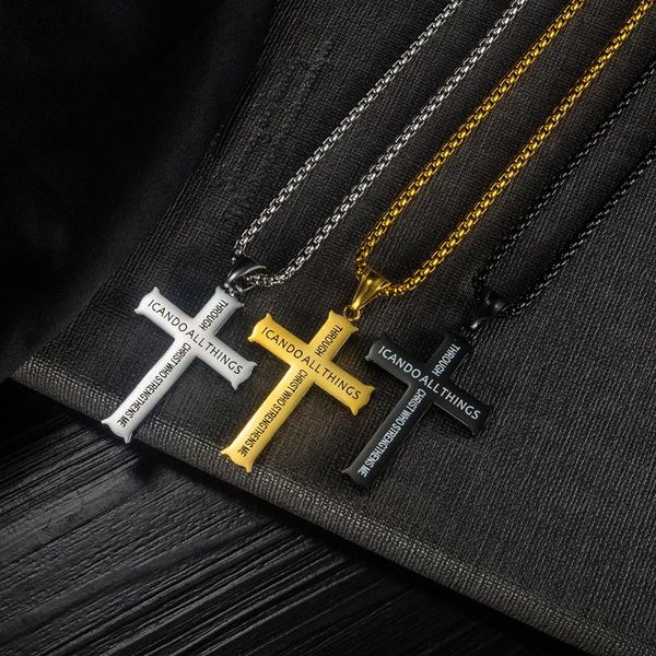 chains cyue fashion 316l stainless steel necklace chain alphabet scripture cross pendant charm for girl women jewelry, Silver
chains cyue fashion 316l stainless steel necklace chain alphabet scripture cross pendant charm for girl women jewelry, Silver