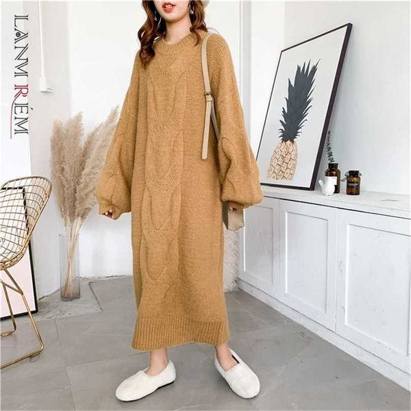 lanmrem elastic woolen mohair blended knitted sweater dresse's pullover long thick loose autumn winter clothes yj737 211119, Black;gray
lanmrem elastic woolen mohair blended knitted sweater dresse's pullover long thick loose autumn winter clothes yj737 211119, Black;gray