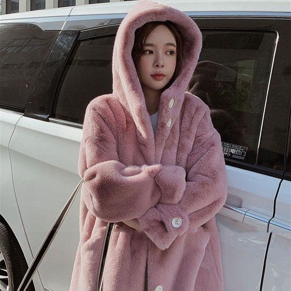 women's fur & faux women 2021 autumn winter long coat female oversize loose casual hooded overcoat thick warm plush furry outwear g563, Black
women's fur & faux women 2021 autumn winter long coat female oversize loose casual hooded overcoat thick warm plush furry outwear g563, Black