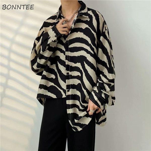 men's casual shirts zebra striped long sleeve men fashion korean style handsome males button up oversize plus size s-3xl teens bf, White;black
men's casual shirts zebra striped long sleeve men fashion korean style handsome males button up oversize plus size s-3xl teens bf, White;black