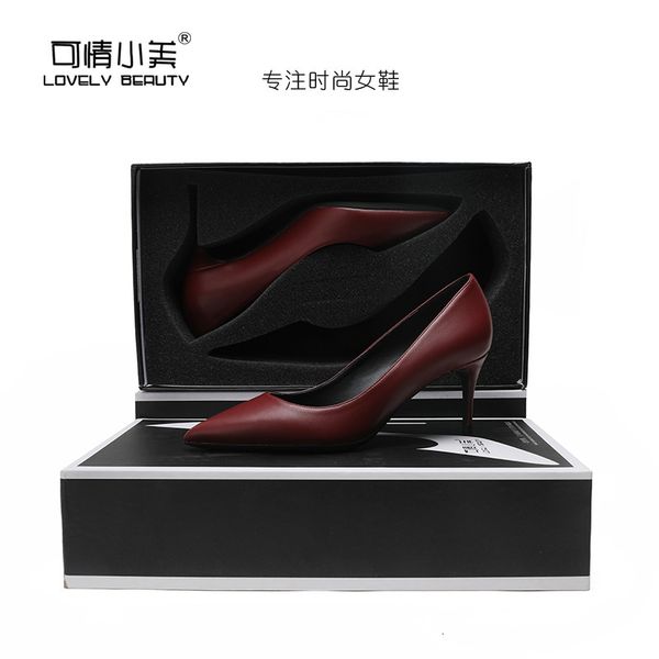 luxury dress shoes keqing xiaomei pointed thin metal rigid heel high heels 6cm wine red matte sheep pattern profsional single sho women, Black
luxury dress shoes keqing xiaomei pointed thin metal rigid heel high heels 6cm wine red matte sheep pattern profsional single sho women, Black