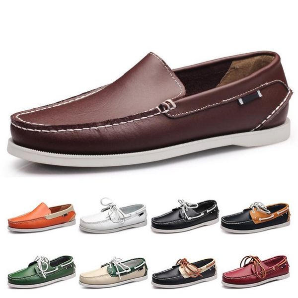 fashion style47 mens running shoe leather british style black white brown green yellow red outdoor comfortable breathable sports shoes
fashion style47 mens running shoe leather british style black white brown green yellow red outdoor comfortable breathable sports shoes