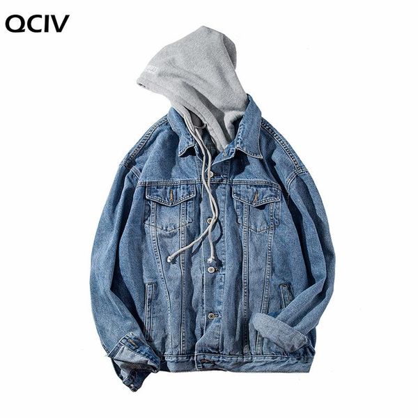 spring and autumn teenagers couples wear hooded denim jacket loose fake two-piece men's clothes jackets, Black;brown
spring and autumn teenagers couples wear hooded denim jacket loose fake two-piece men's clothes jackets, Black;brown