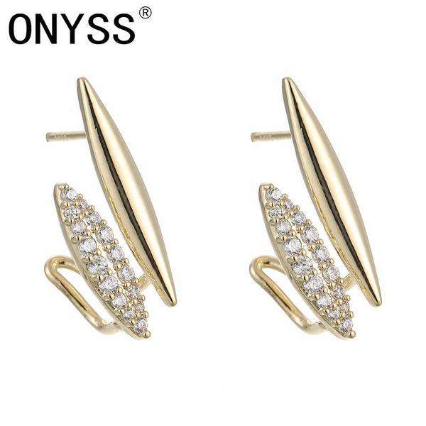 dangle & chandelier onyss women gold jewelry fusiform shape stone cz zircon stud earrings for, Silver
dangle & chandelier onyss women gold jewelry fusiform shape stone cz zircon stud earrings for, Silver