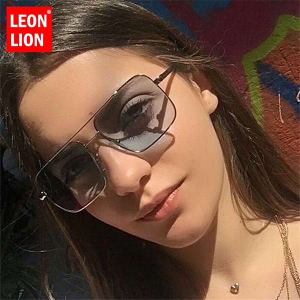 leonlion 2021 square large frame gradient sunglasses for women feminino retro uv400 lentes de sol mujer, Black
leonlion 2021 square large frame gradient sunglasses for women feminino retro uv400 lentes de sol mujer, Black