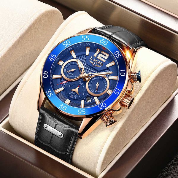 lige mens watch luxury brand sport quartz watches for men chronograph waterproof wristwatch leather date reloj hombre 210527, Slivery;brown
lige mens watch luxury brand sport quartz watches for men chronograph waterproof wristwatch leather date reloj hombre 210527, Slivery;brown