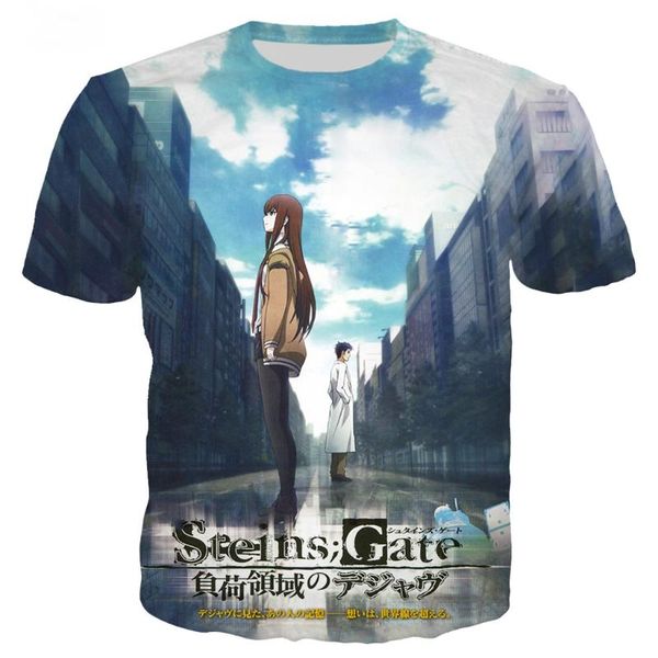 men's t-shirts 2021 summer fashion short sleeve t-shirt men women anime steins gate 3d printed t shirt harajuku casual streetwear cute, White;black
men's t-shirts 2021 summer fashion short sleeve t-shirt men women anime steins gate 3d printed t shirt harajuku casual streetwear cute, White;black