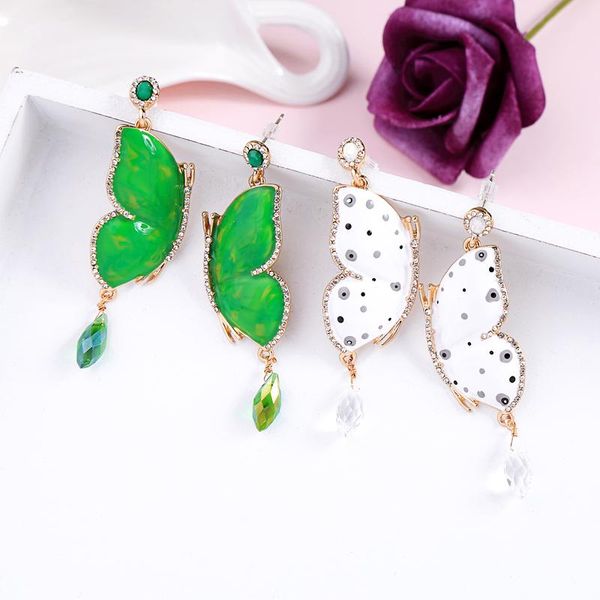 dangle & chandelier bohemia vintage drop earring for women handmade black/green enamel butterfly wholesale date gift jewelry, Silver
dangle & chandelier bohemia vintage drop earring for women handmade black/green enamel butterfly wholesale date gift jewelry, Silver