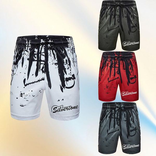 men's shorts 2021 summer male polyester trend five-point pants casual stretch lace-up ink-splashing printed clothing, White;black
men's shorts 2021 summer male polyester trend five-point pants casual stretch lace-up ink-splashing printed clothing, White;black