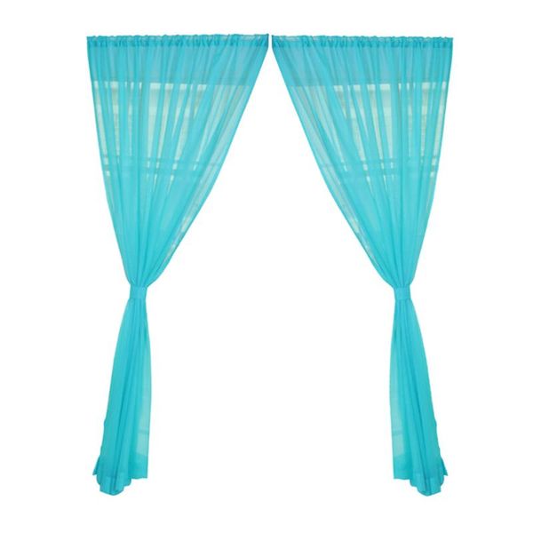 transparent tulle window sheer screen rod pocket voile curtains for bedroom living room 100x200cm (blue) curtain & drapes
transparent tulle window sheer screen rod pocket voile curtains for bedroom living room 100x200cm (blue) curtain & drapes