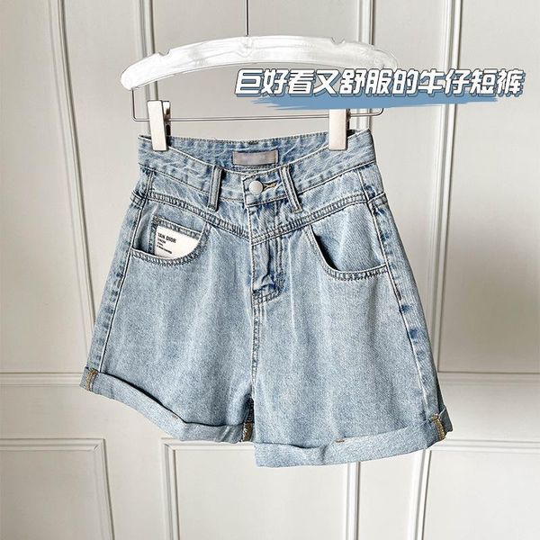 women's shorts 2021 high waist summer women denim vintage female blue wide leg jeans casual ladies n01, White;black
women's shorts 2021 high waist summer women denim vintage female blue wide leg jeans casual ladies n01, White;black
