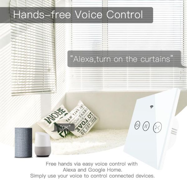 smart home control remote electric curtain wifi touch switch for blind shutter voice alexa
smart home control remote electric curtain wifi touch switch for blind shutter voice alexa