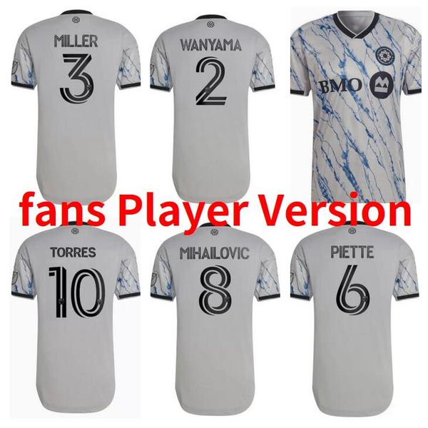 22 23 cf montreal soccer jerseys 2022 2023 montréal mls away miller mihailovic wanyama piette torres football shirts men maillot de foot uni, Black;yellow
22 23 cf montreal soccer jerseys 2022 2023 montréal mls away miller mihailovic wanyama piette torres football shirts men maillot de foot uni, Black;yellow