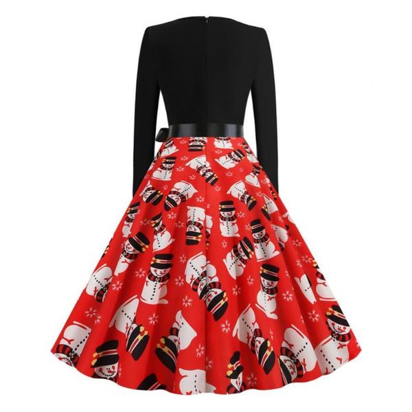 casual dresses winter dress snowman square neck female waist tied lace-up zipper for festival, Black;gray
casual dresses winter dress snowman square neck female waist tied lace-up zipper for festival, Black;gray