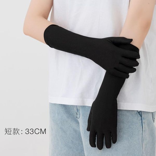 five fingers gloves fashion sunscreen etiquette long white black red thin performance female sleeves dance, Blue;gray
five fingers gloves fashion sunscreen etiquette long white black red thin performance female sleeves dance, Blue;gray