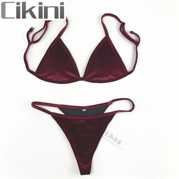 velvet bikini set women swimsuit monokini bodysuit swimming suit bathing suits swim halter thong beach swimwear cikini 210619, White;black
velvet bikini set women swimsuit monokini bodysuit swimming suit bathing suits swim halter thong beach swimwear cikini 210619, White;black