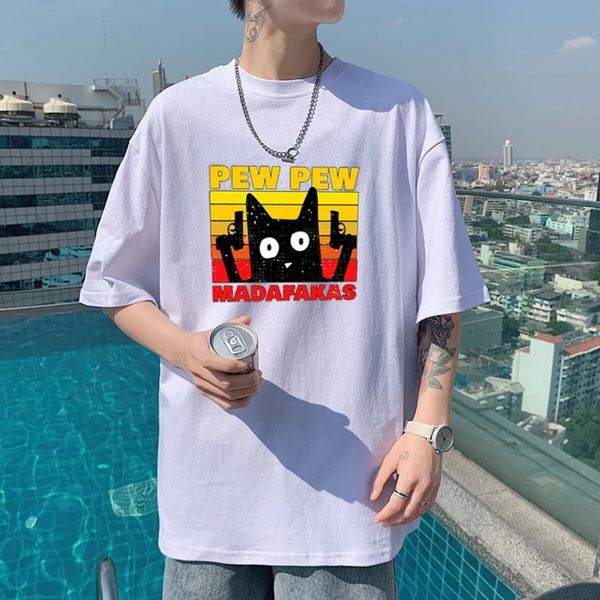 pew madafaka patterns men t shirts oversized stylish male short sleeves cartoon leisure sportswear wild harajuku t-shirts, White;black
pew madafaka patterns men t shirts oversized stylish male short sleeves cartoon leisure sportswear wild harajuku t-shirts, White;black