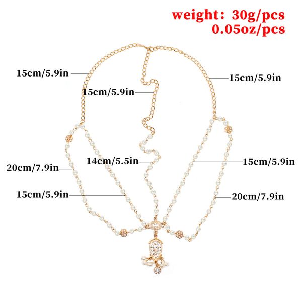 rhinestone crystal hair jewelry head chain popular pearl headwear for women, Golden;white
rhinestone crystal hair jewelry head chain popular pearl headwear for women, Golden;white