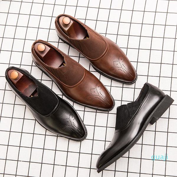dress shoes men for formal pu leather spring pointed toe wedding business male party zapatos, Black
dress shoes men for formal pu leather spring pointed toe wedding business male party zapatos, Black