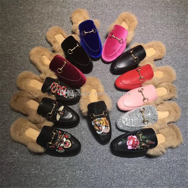 fur muller slippers genuine leather loafers suede letter flip flops fashion women princetown mules winter men wool slipper size 35-46, Black
fur muller slippers genuine leather loafers suede letter flip flops fashion women princetown mules winter men wool slipper size 35-46, Black