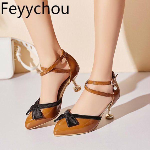 women's sandals high heel patent leather buckle pointed toe mixed-colors thin 2021 fashion gray big size 34-43, Black
women's sandals high heel patent leather buckle pointed toe mixed-colors thin 2021 fashion gray big size 34-43, Black