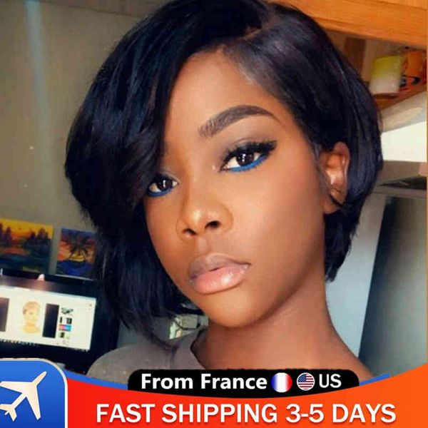 human hair wigs short pixie cut straight wig bob with bangs full machine made for black women 150% density, Black;brown
human hair wigs short pixie cut straight wig bob with bangs full machine made for black women 150% density, Black;brown