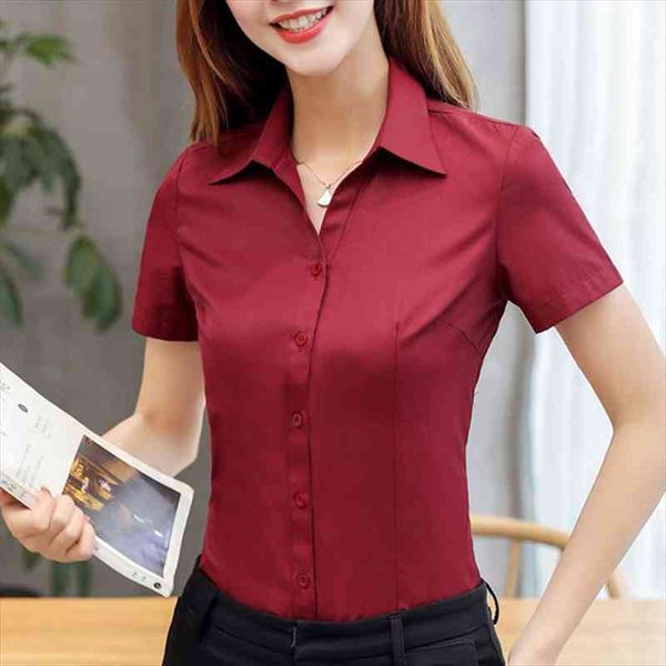 korean fashion cotton women shirt women solid short sleeve blouses elegant white work button up shirt slim ladies
korean fashion cotton women shirt women solid short sleeve blouses elegant white work button up shirt slim ladies