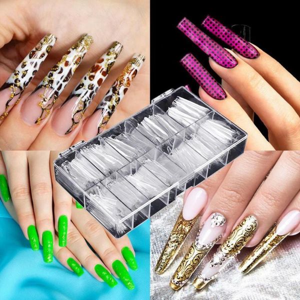false nails 480pcs/box artificial nail tips no crease diy transparent clear coffin natural manicure art decoration, Red;gold
false nails 480pcs/box artificial nail tips no crease diy transparent clear coffin natural manicure art decoration, Red;gold