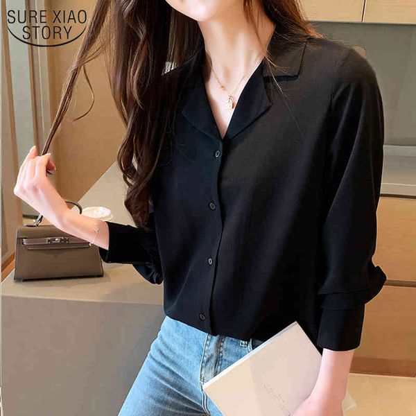 autumn suit collar chiffon blouse office lady women white long leeve shirts solid ol blusas mujer de moda 10550 210508
autumn suit collar chiffon blouse office lady women white long leeve shirts solid ol blusas mujer de moda 10550 210508