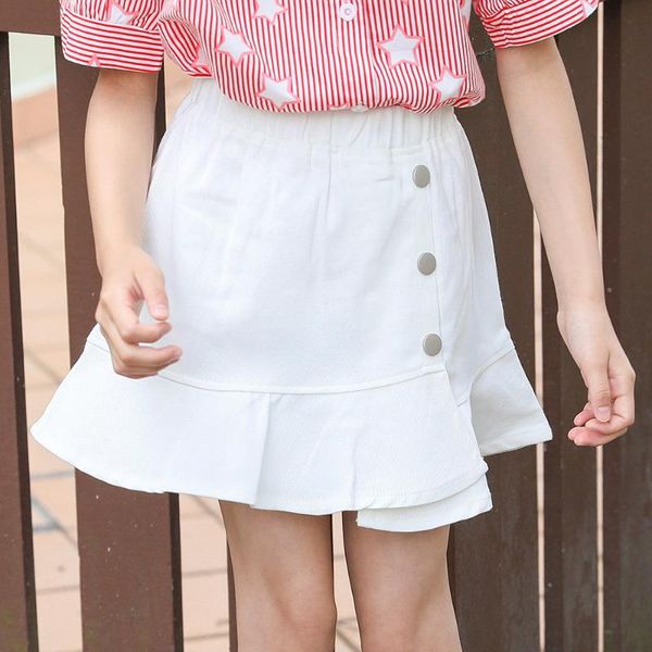 summer baby girls cotton princess skirt breasted decoration ruffled hem fashion wild children's clothing white/ back skirts
summer baby girls cotton princess skirt breasted decoration ruffled hem fashion wild children's clothing white/ back skirts