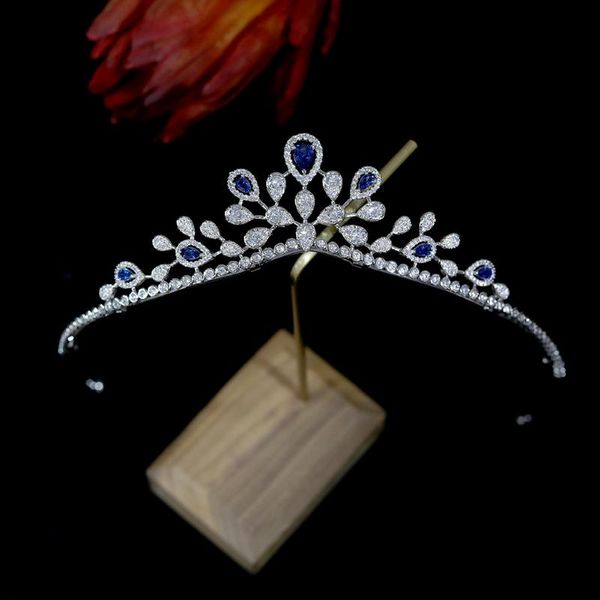 hair clips & barrettes european blue water drop crystal headdress retro cubic zirconia bridal crown wedding accessories, Golden;silver
hair clips & barrettes european blue water drop crystal headdress retro cubic zirconia bridal crown wedding accessories, Golden;silver