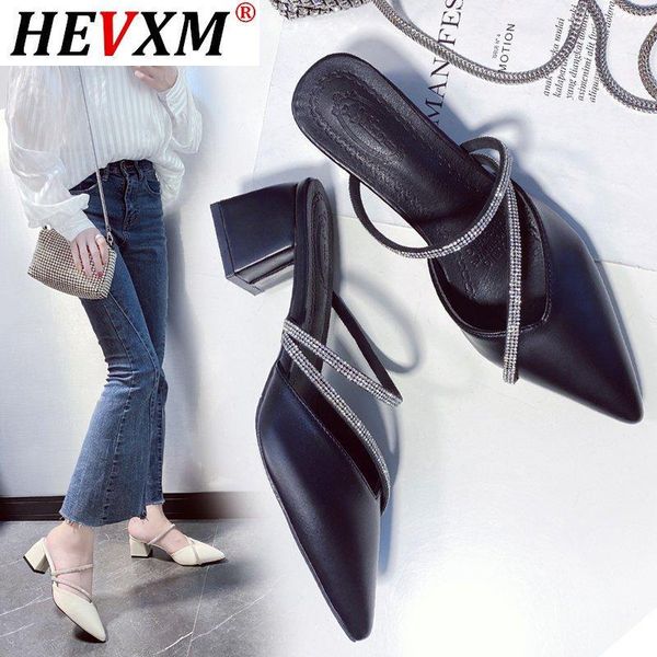 party chic women mules slipper pointed toe block strap closed shallow high heels shoes sandals 2021 black beige korean pumps dress
party chic women mules slipper pointed toe block strap closed shallow high heels shoes sandals 2021 black beige korean pumps dress