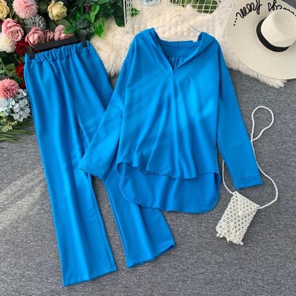 two piece dress taotrees autumn hooded casual loose mid-length + micro-horn pants two-piece suit, White
two piece dress taotrees autumn hooded casual loose mid-length + micro-horn pants two-piece suit, White