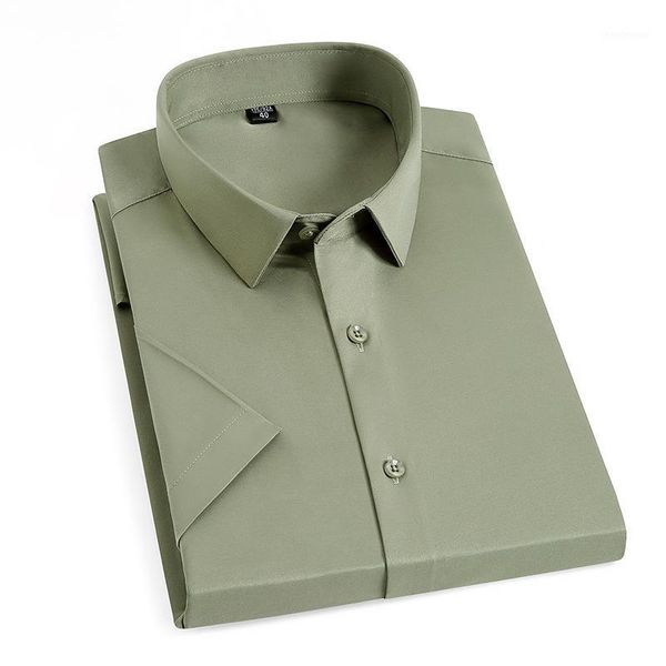 men's dress shirts man colorful short sleeve green blue pink shirt mens button up slim fit boys business social collar oversized office, White;black
men's dress shirts man colorful short sleeve green blue pink shirt mens button up slim fit boys business social collar oversized office, White;black