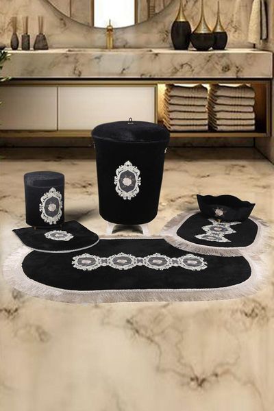 bonny home shems black 6 piece french lace bathroom dirty laundry basket and toilet seat pad bath mats
bonny home shems black 6 piece french lace bathroom dirty laundry basket and toilet seat pad bath mats