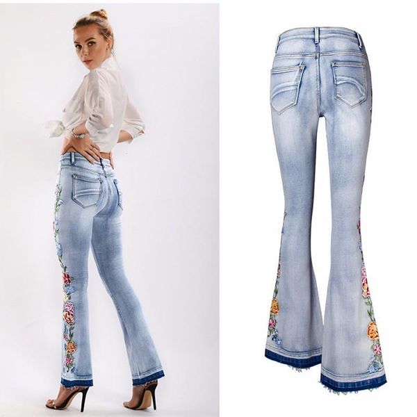 women's jeans high waist embroidered women vintage flare ladies casual streetwear blue skinny female fashion denim pants
women's jeans high waist embroidered women vintage flare ladies casual streetwear blue skinny female fashion denim pants