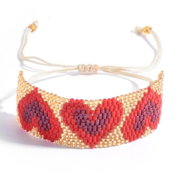 charm bracelets yaukia heart-shape miyuki beads bohemian handmade woven adjustable bijoux simple jewelry 2021 arrival, Golden;silver
charm bracelets yaukia heart-shape miyuki beads bohemian handmade woven adjustable bijoux simple jewelry 2021 arrival, Golden;silver