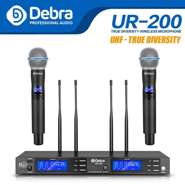 true diversity dr-220 professional 2channel uhf wireless microphones system cordless for vocal singer stage karaoke
true diversity dr-220 professional 2channel uhf wireless microphones system cordless for vocal singer stage karaoke