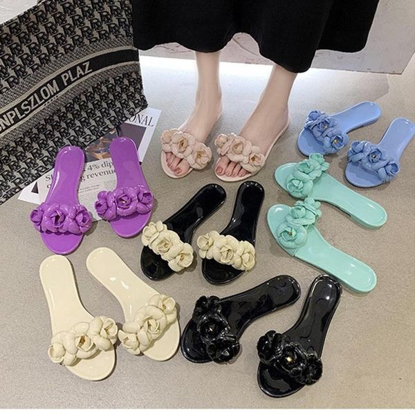 slippers sandals female 2021 jelly summer camellia flat bottom half drag leisure travel non-slip beach flip flops, Black
slippers sandals female 2021 jelly summer camellia flat bottom half drag leisure travel non-slip beach flip flops, Black