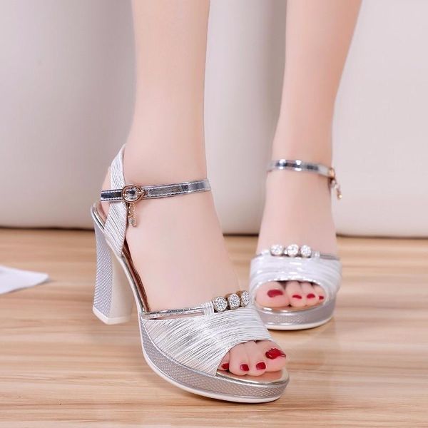 sandals platform summer shoes women high heels ladies gold sliver black block for fashion 020b
sandals platform summer shoes women high heels ladies gold sliver black block for fashion 020b