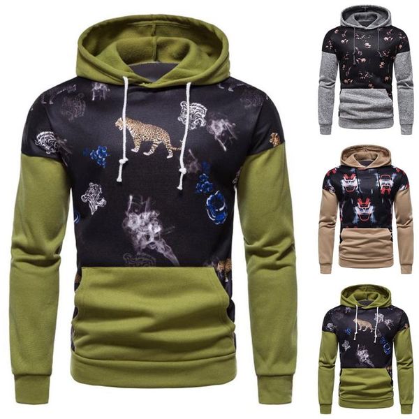 men's hoodies & sweatshirts jumper patchwork pullovers contrast men winter warm casual long sleeve pullover pockets sweatshirt hooded s, Black
men's hoodies & sweatshirts jumper patchwork pullovers contrast men winter warm casual long sleeve pullover pockets sweatshirt hooded s, Black